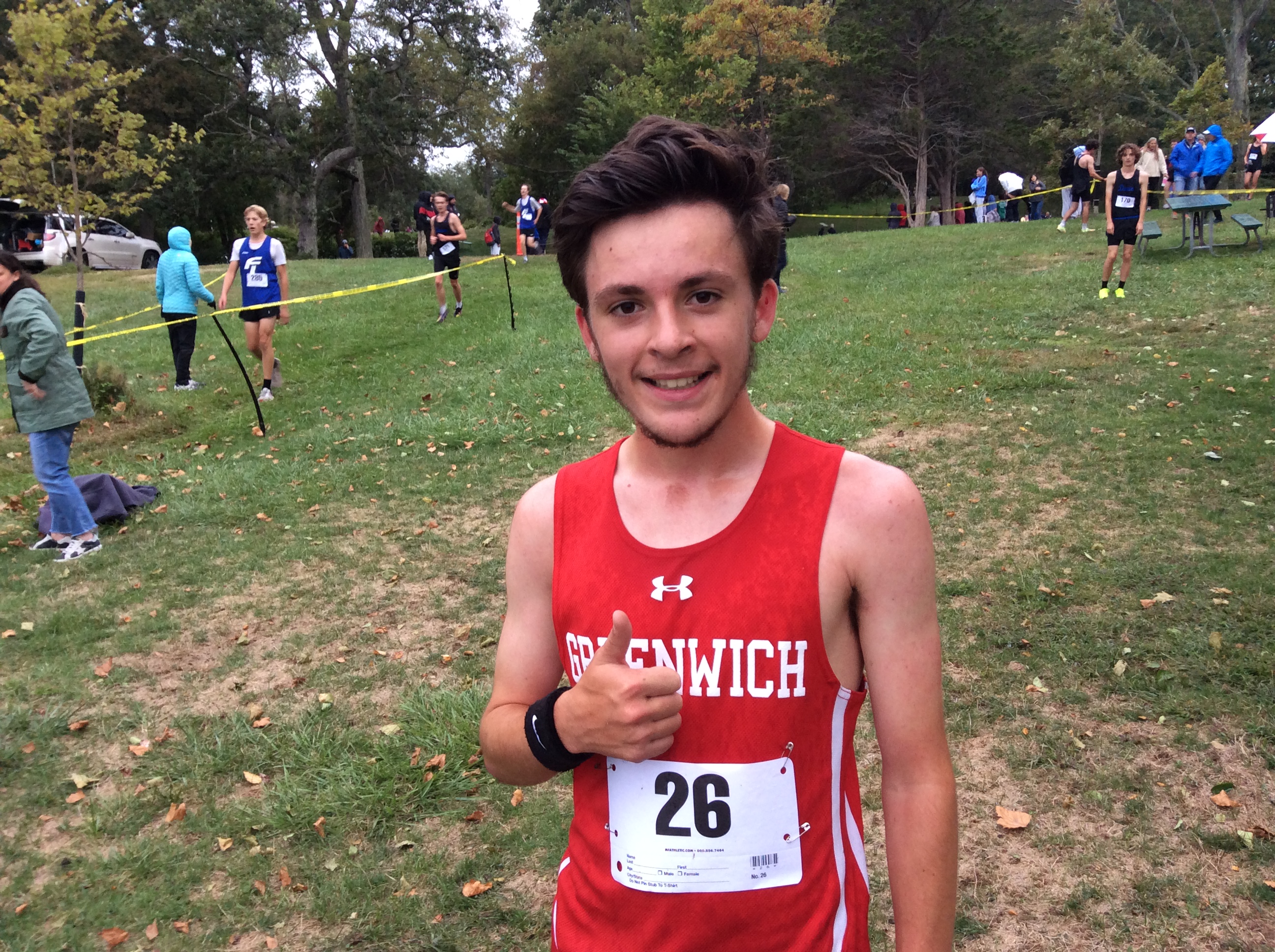 Greenwich boys cross country team runs past New Canaan, Darien, Ludlowe ...