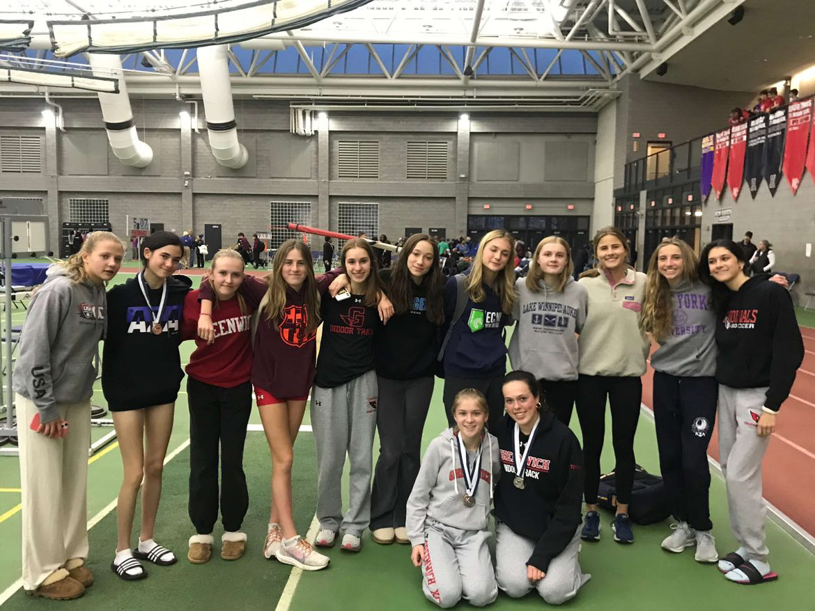 Greenwich High girls indoor track and field team places third at State ...