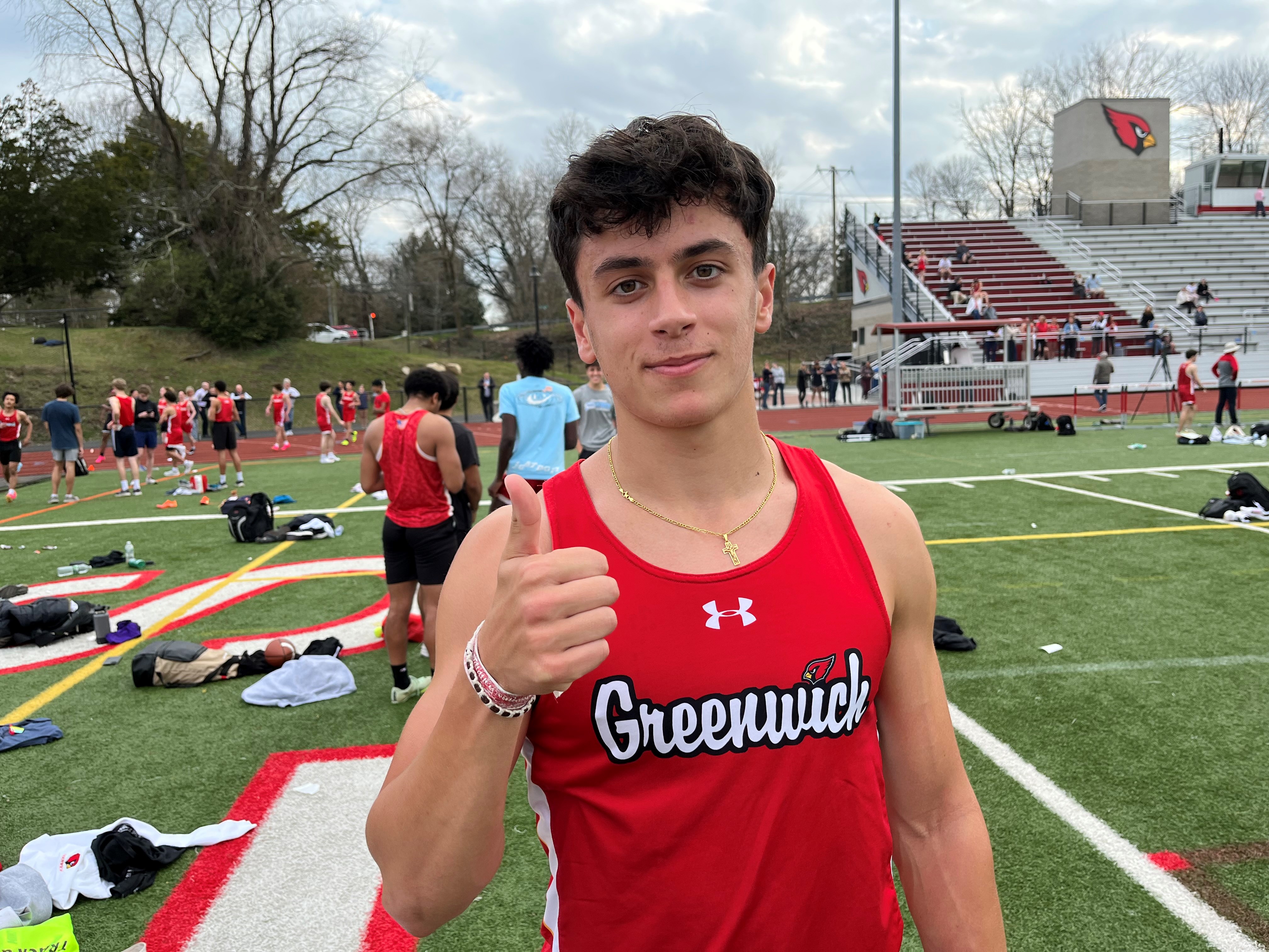 Greenwich boys track and field team defeats Trumbull in season-opening ...