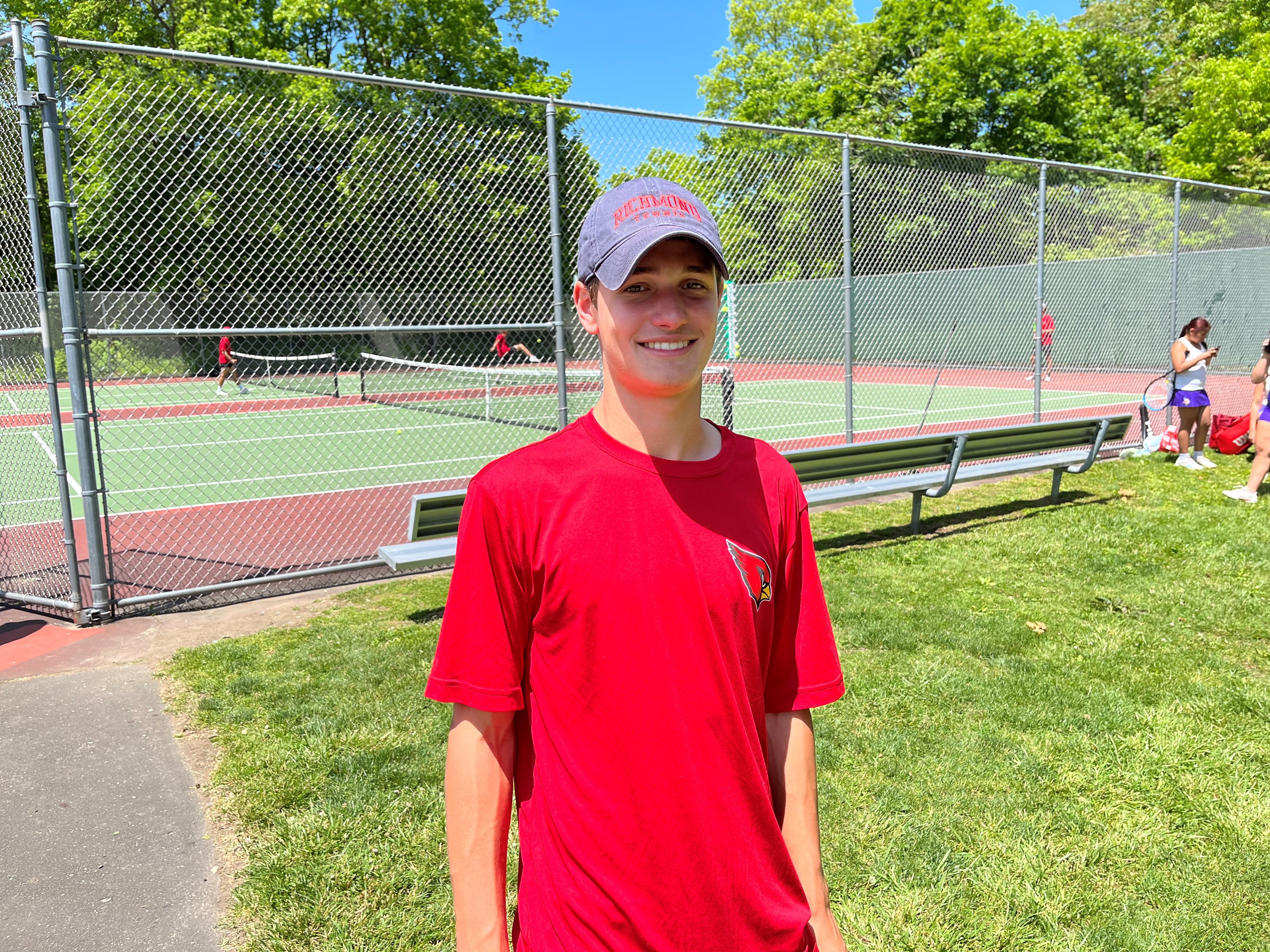 Dylan Atkinson Greenwich High boys tennis team opens Class LL Tournament by sweeping ...