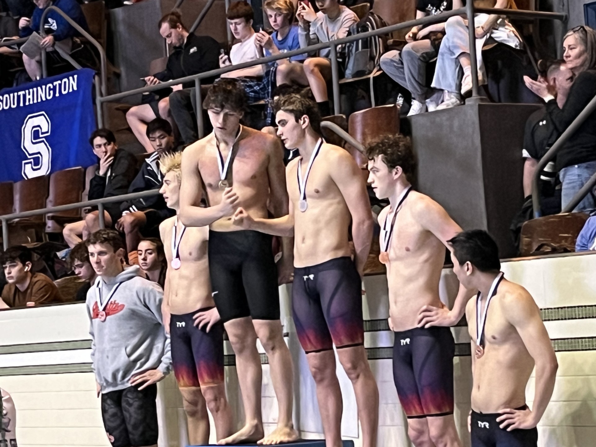 Greenwich High boys swimming team captures team title at the State Open ...