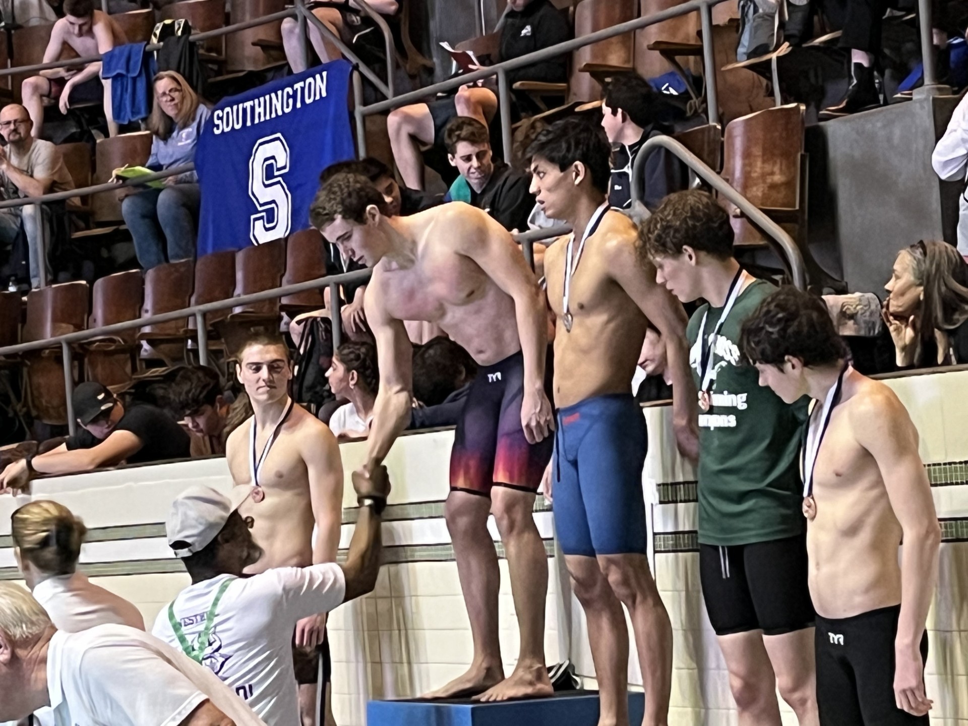 Greenwich High boys swimming team captures team title at the State Open ...