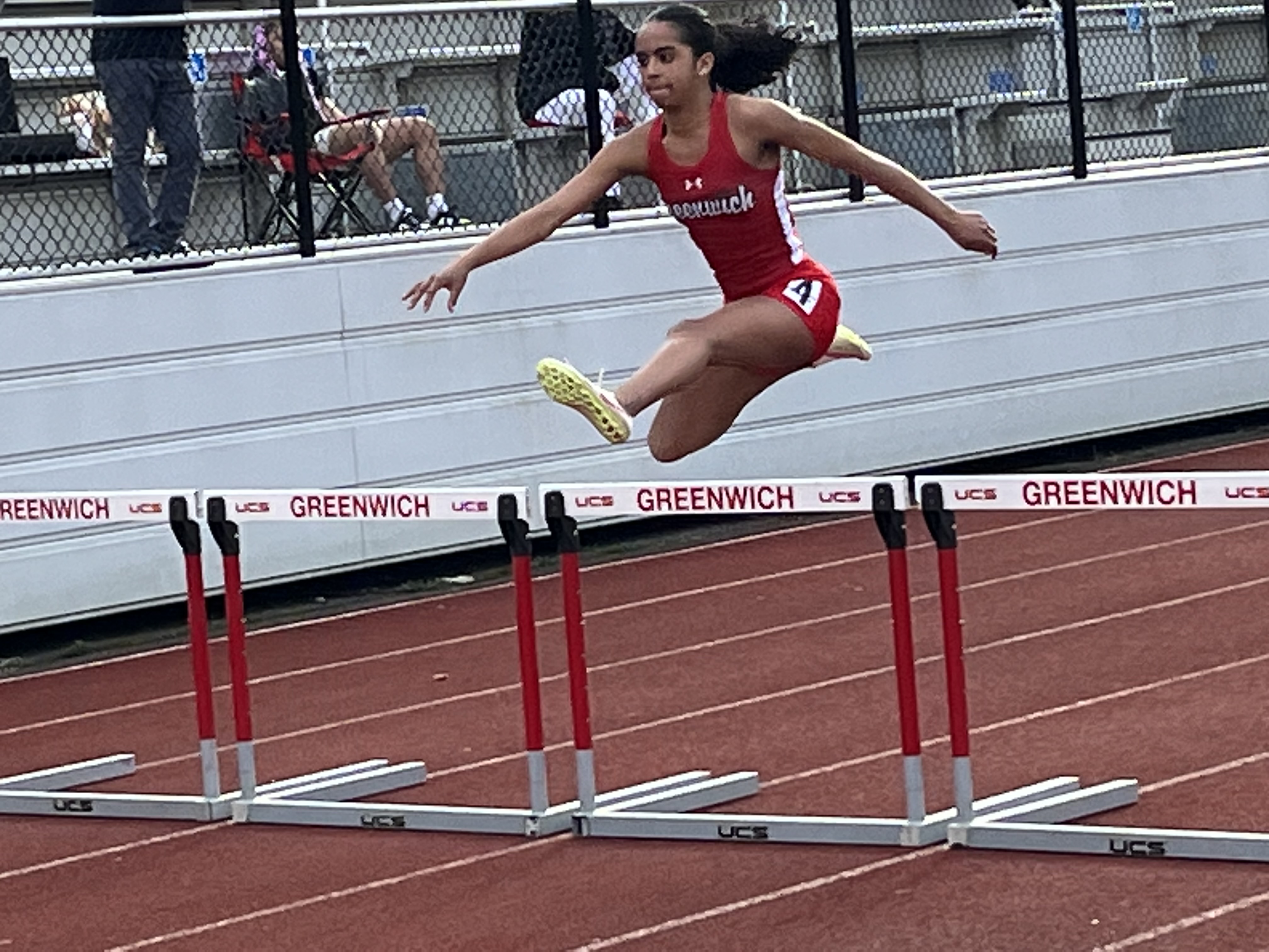 Greenwich High School girls track and field team tops FCIAC foe ...