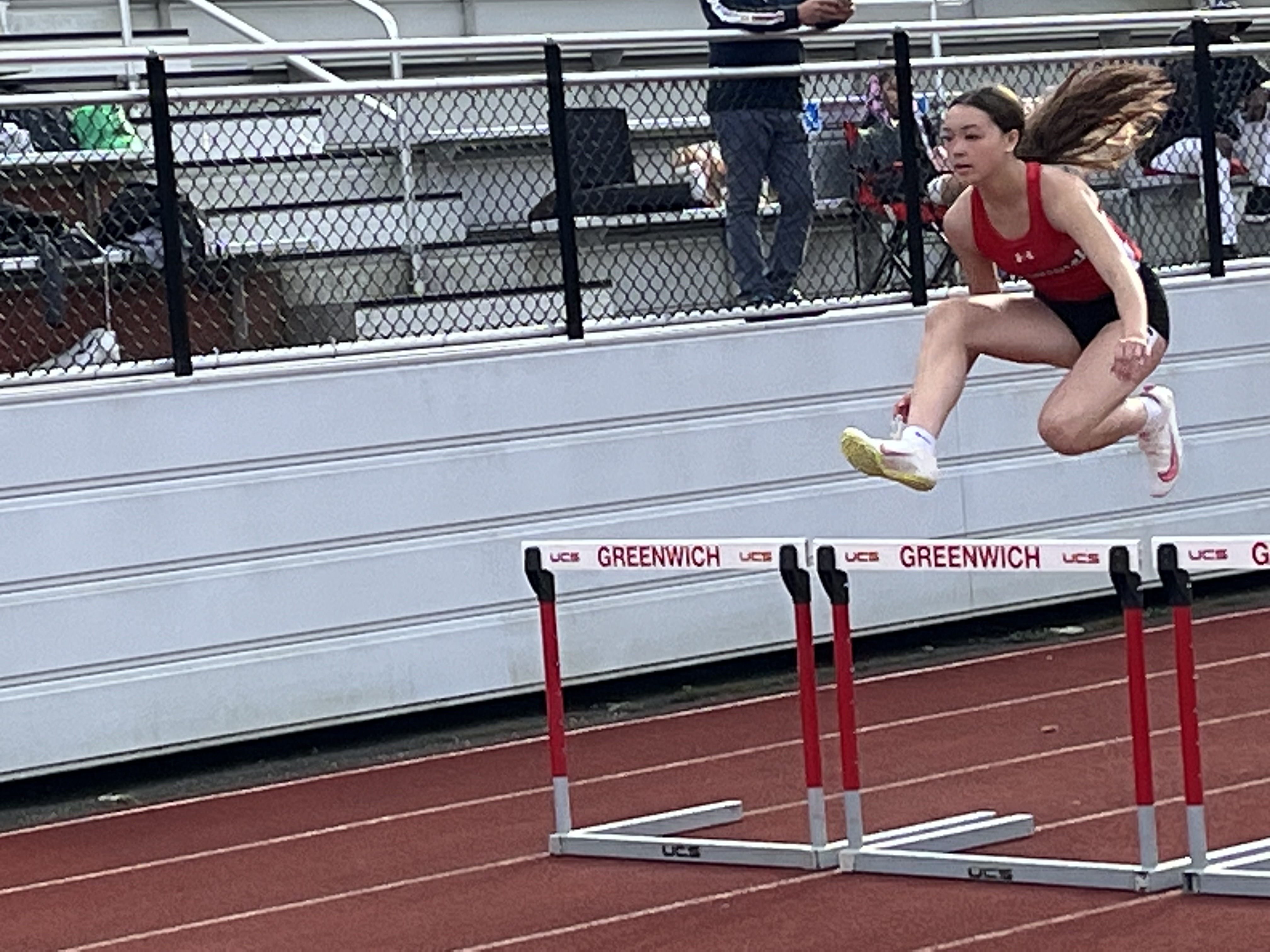 Greenwich High School girls track and field team tops FCIAC foe ...