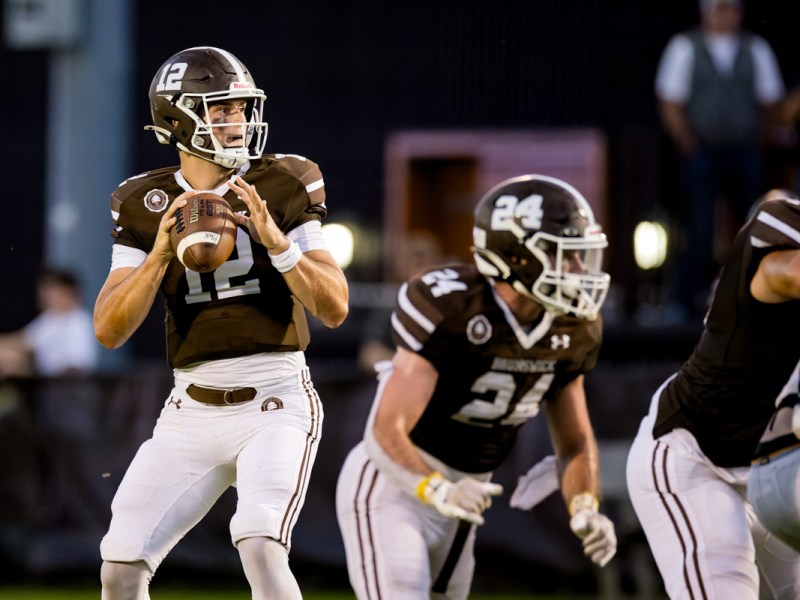 Brunswick School football team excels on both sides of the ball in dominant home win against league foe Cheshire Academy