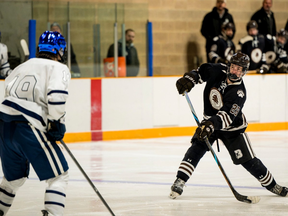 Brunswick hockey teams edges Berkshire, 3-2, at Hartong Rink; Bruins ranked No. 6 in the Elite 8 hockey standings