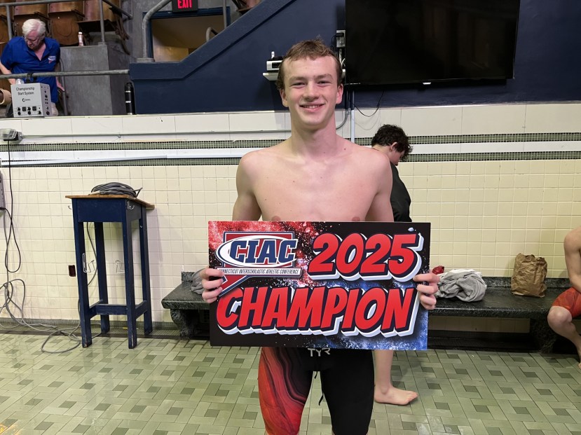 Greenwich High School boys swimming team wins team title at CIAC State ...