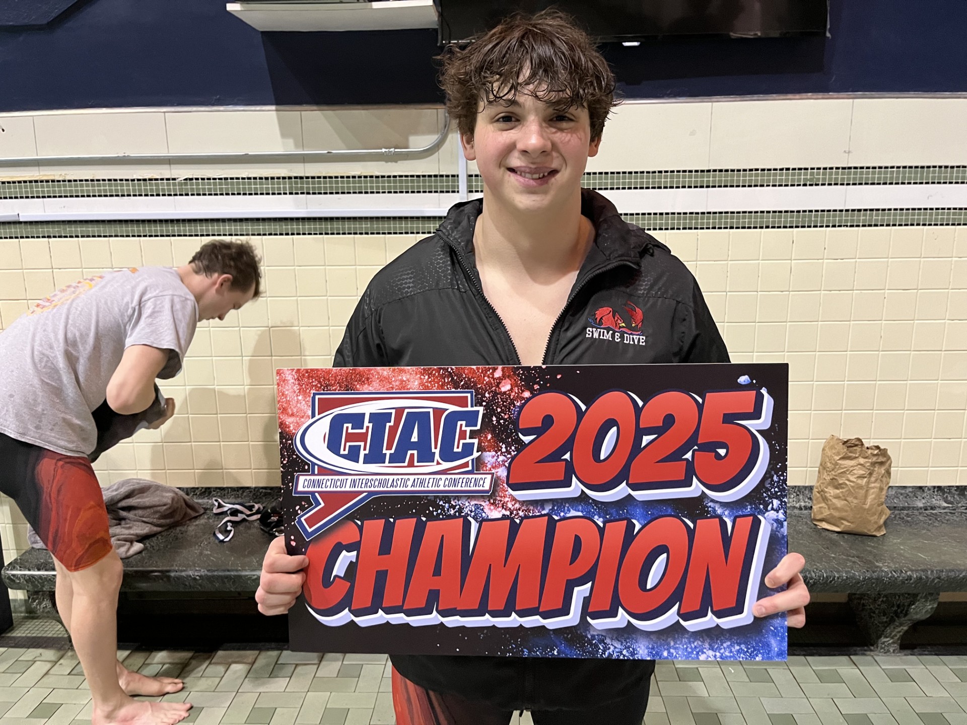Greenwich High School boys swimming team wins team title at CIAC State ...