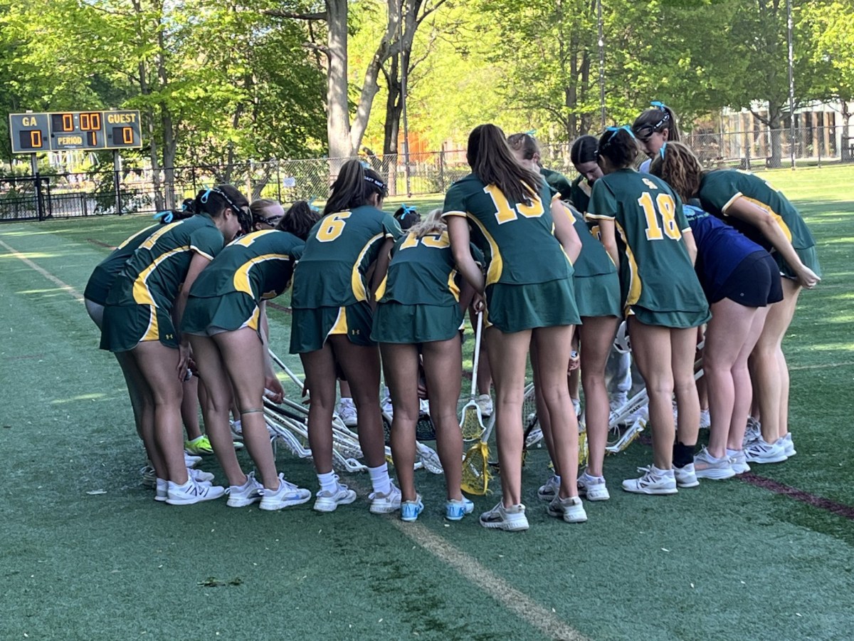 Greenwich Academy Varsity A lacrosse team pulls away from Hotchkiss School with a strong second half