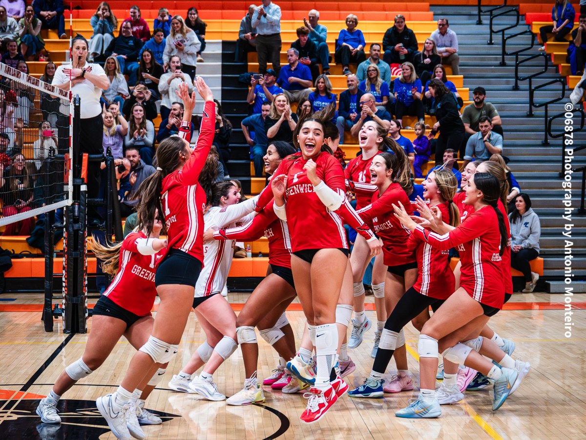 Greenwich High varsity girls volleyball team captures FCIAC Tournament title with victory over Fairfield Ludlowe