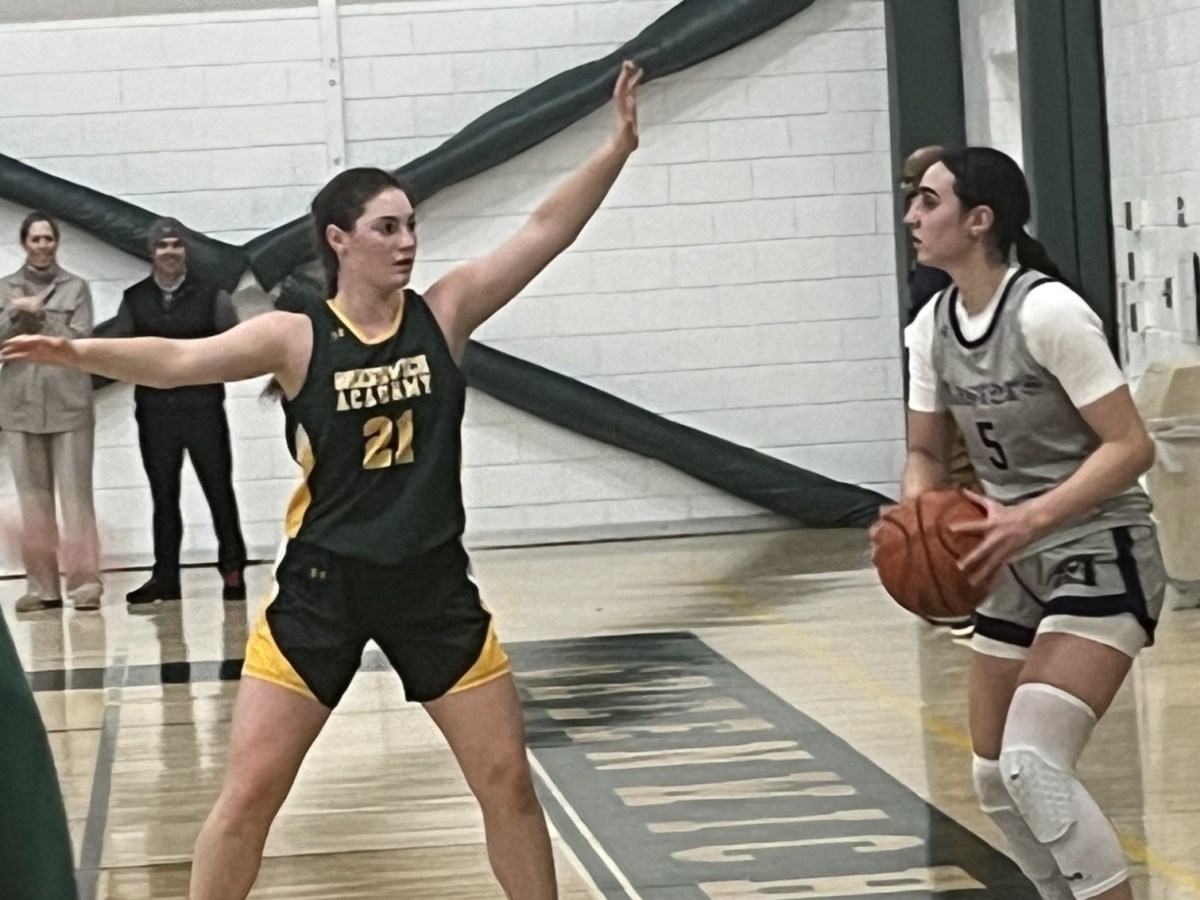 Greenwich Academy basketball team edged by Masters School in overtime, 47-43