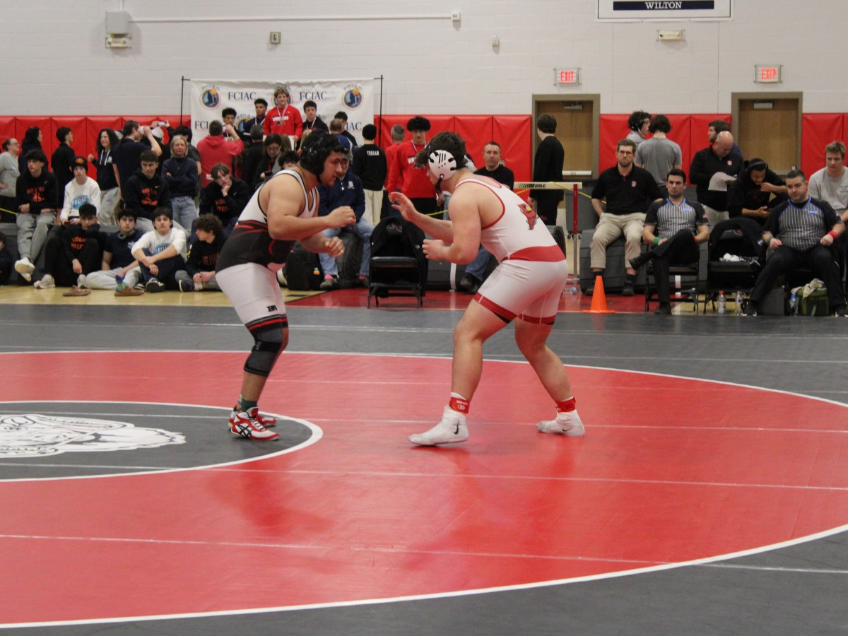 Colin Falla wins heavyweight division title at FCIAC Joe Sikorski Tournament for Greenwich High; Mark Zolotarevsky places second for the Cardinals