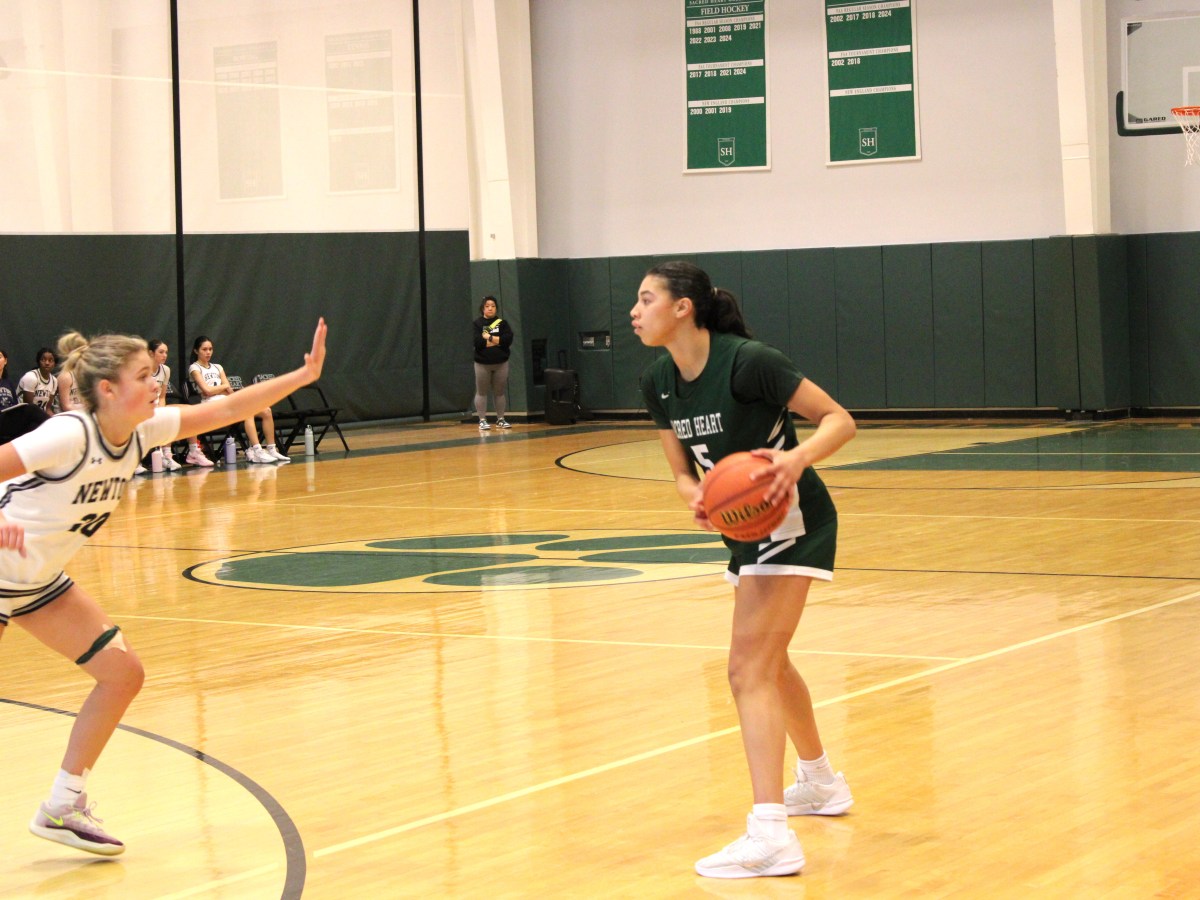 Sacred Heart Greenwich basketball team celebrates Senior Day with impressive home victory against Newton Country Day