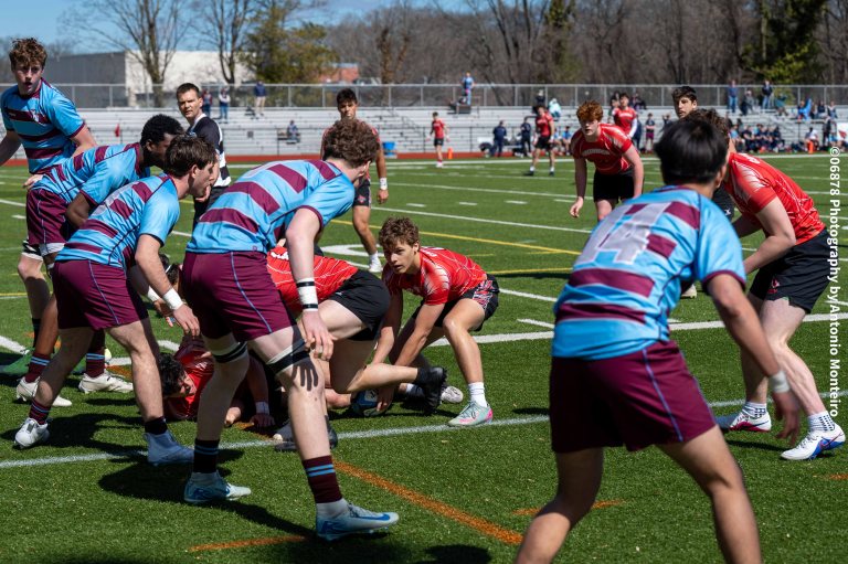 Greenwich High School boys rugby team hosted rival Xavier in ...