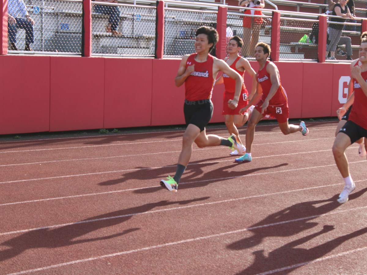 Cardinals boys track and field team victorious against Stamford in season opening meet at Cardinal Stadium