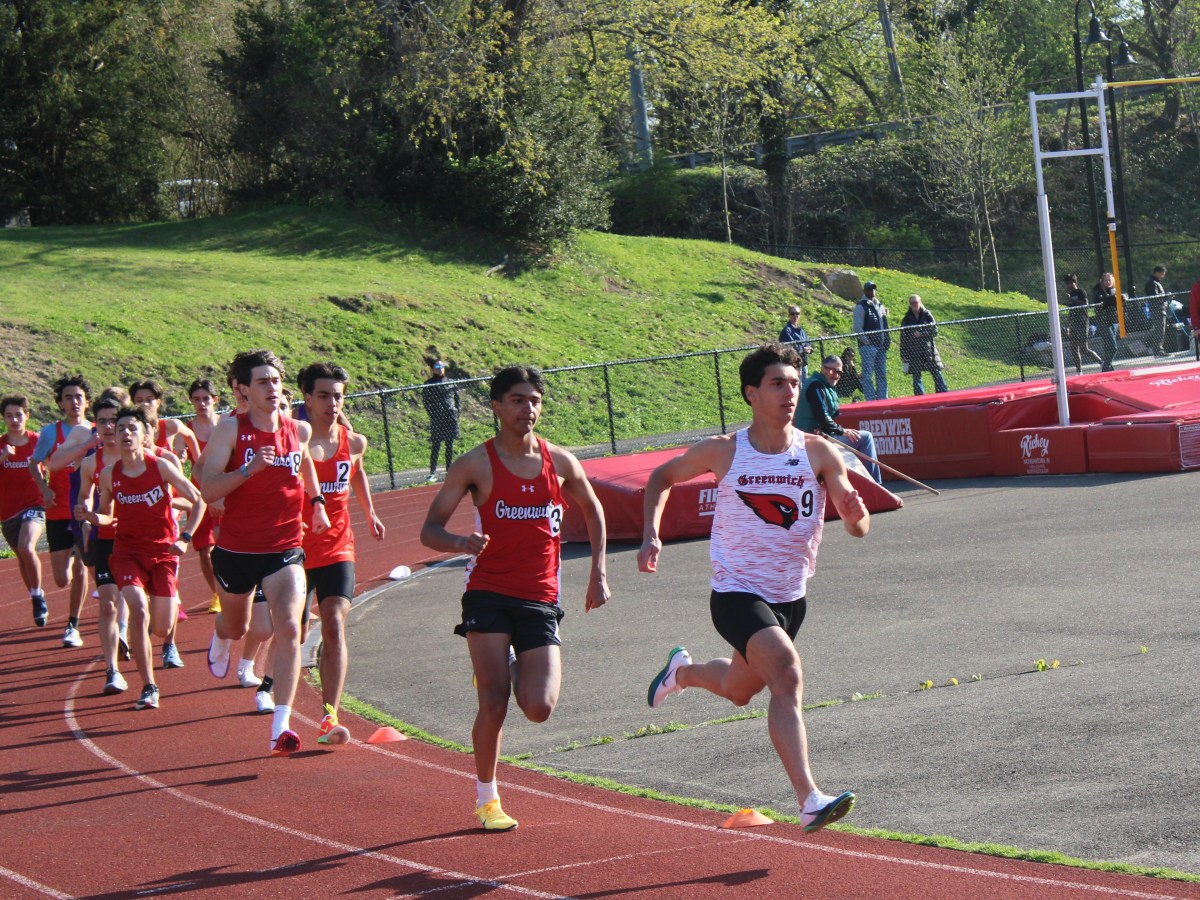 Greenwich High boys track and field team cruises to victory against Westhill