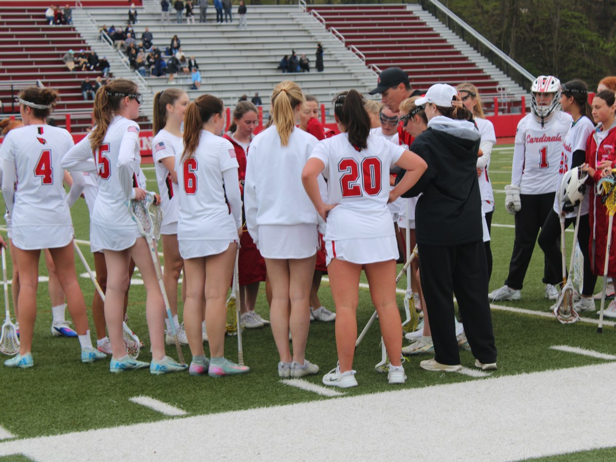 Greenwich High varsity girls lacrosse team defeated by powerful Darien; Cardinals victorious against John Jay at home; Giselle DiPietro reaches 200 career point mark