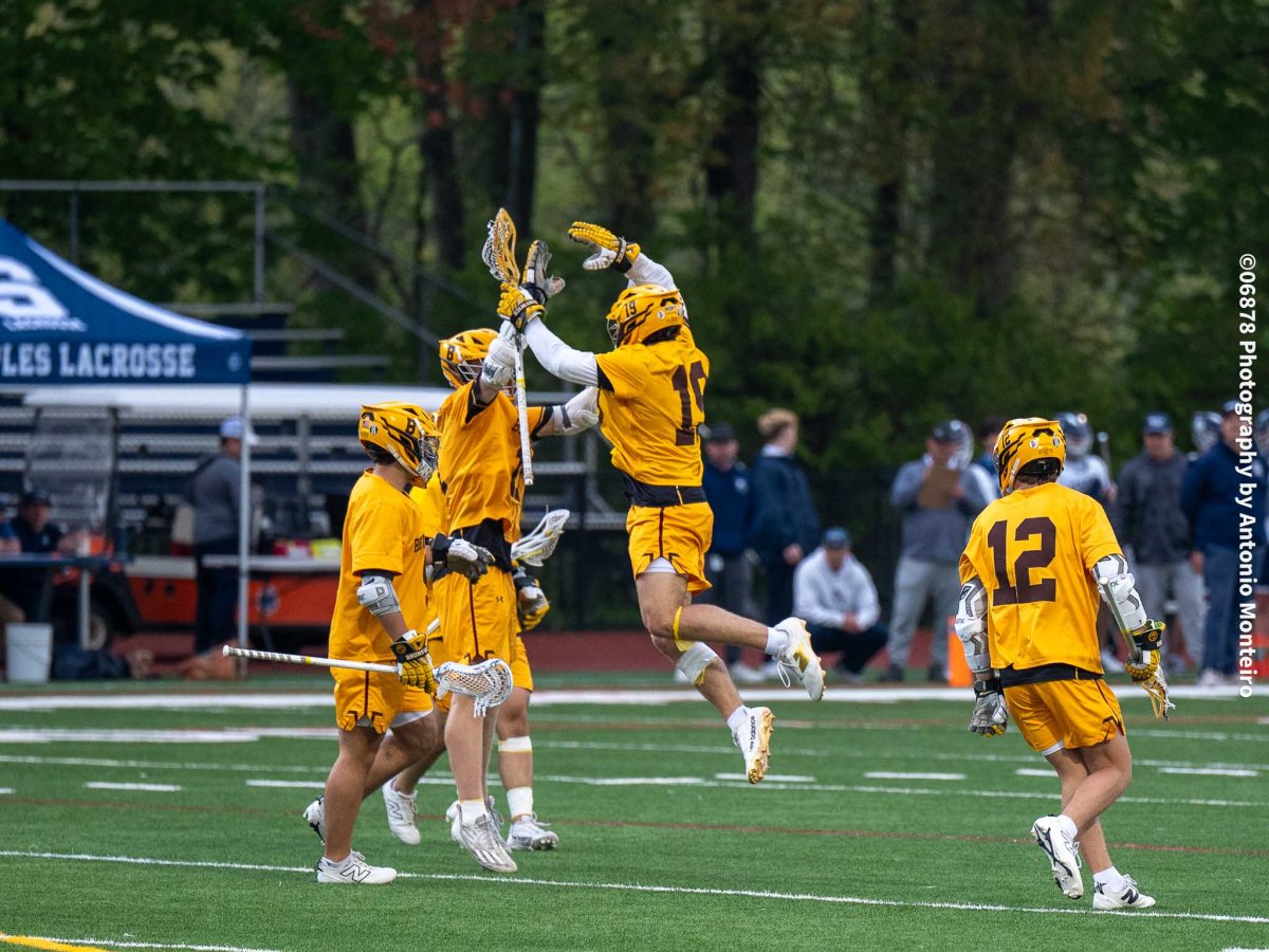 Brunswick lacrosse team pulls out thrilling come-from-behind victory in final seconds on the road over Staples