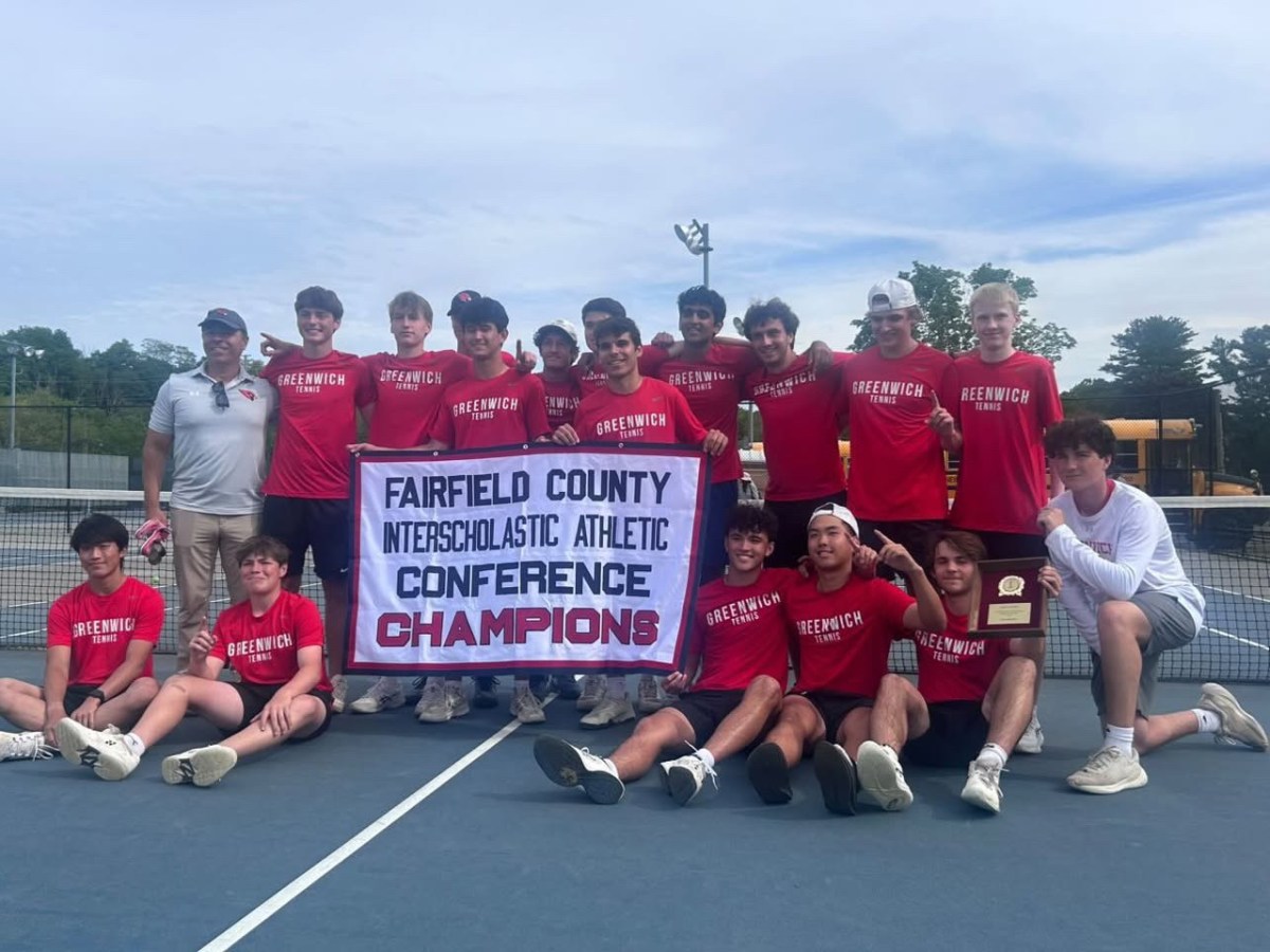 Greenwich High boys tennis team captures FCIAC Tournament title for fourth straight season with a 4-3 win over rival New Canaan