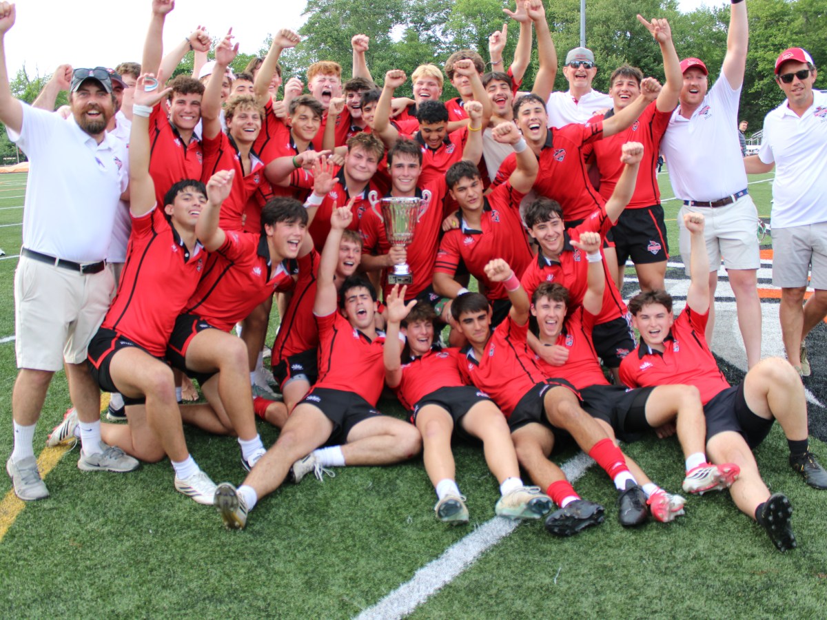 Greenwich High School D1 varsity boys rugby team tops Trumbull for Connecticut State Rugby Tournament championship