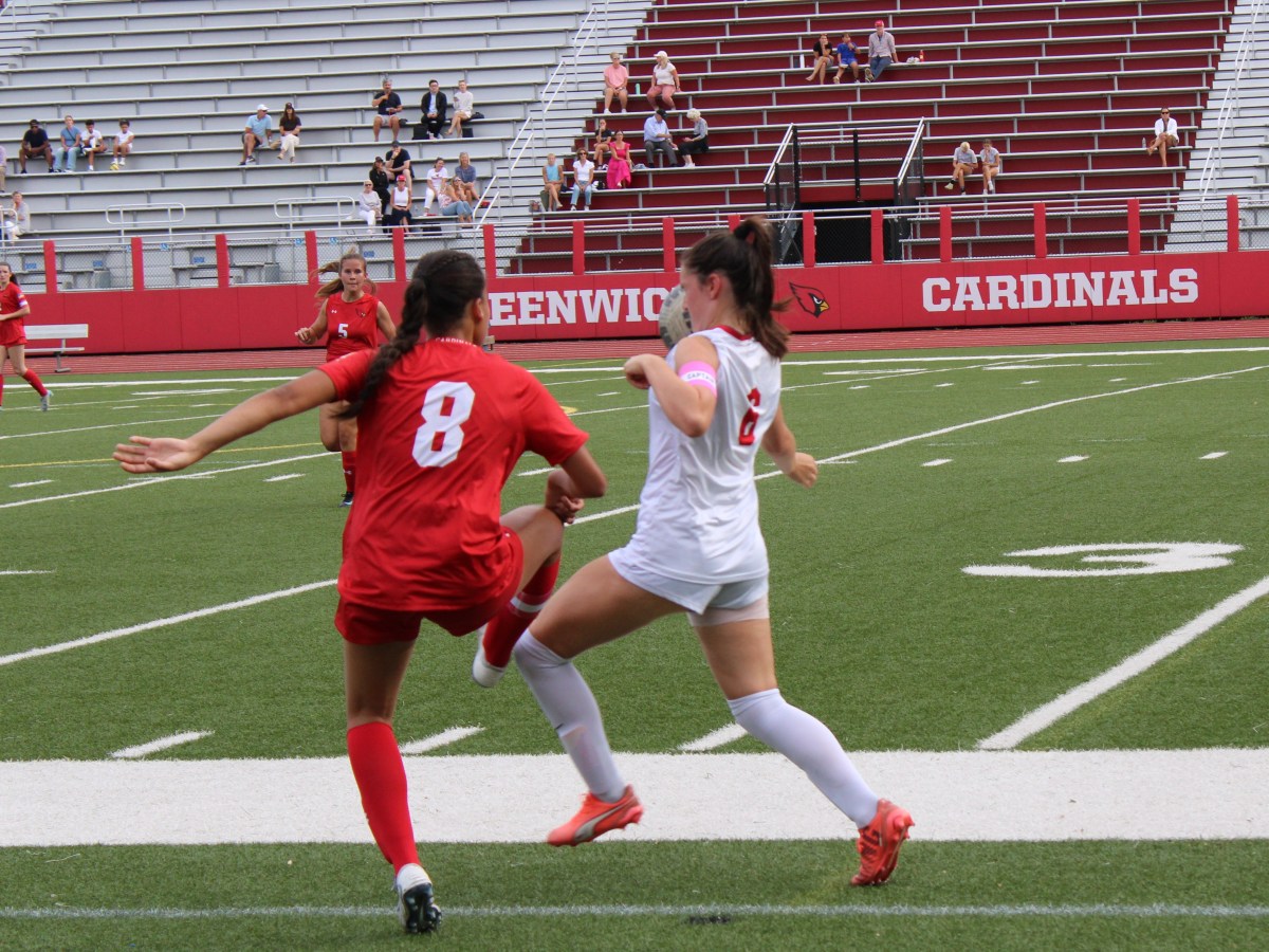 Greenwich High varsity girls soccer team opens season with shutout win vs. Brien McMahon at Cardinal Stadium