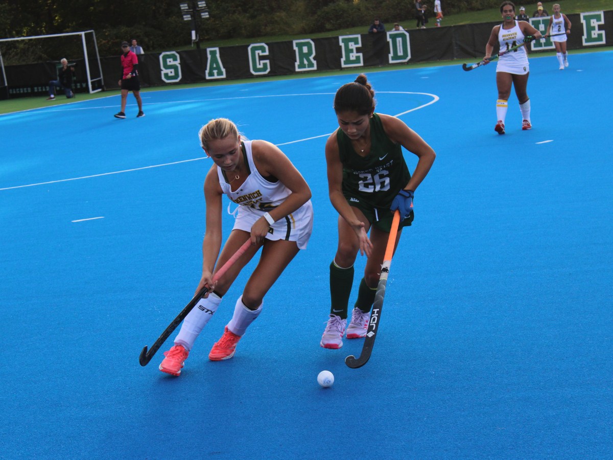 Sacred Heart Greenwich continues undefeated season with home win vs. FAA field hockey rival Greenwich Academy